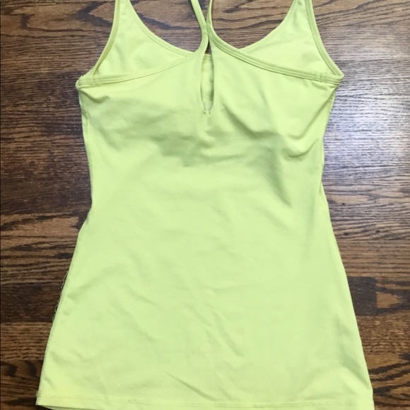 💪 Yellow Racerback Tank Top - Picture 4 of 6